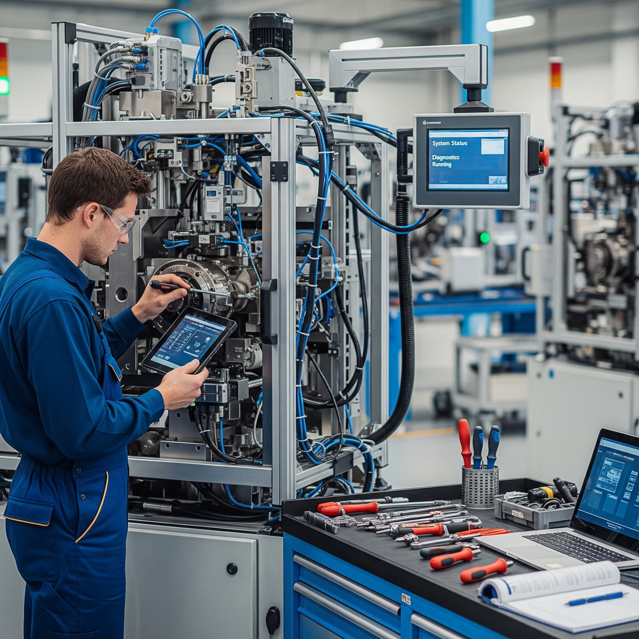 2B TECH üretim ve entegrasyon süreçlerinden bir kare